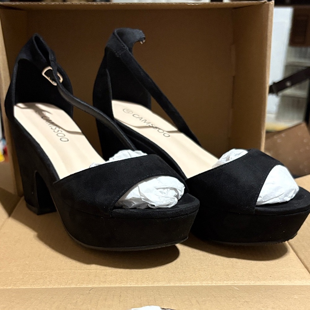 Black Platform Heels